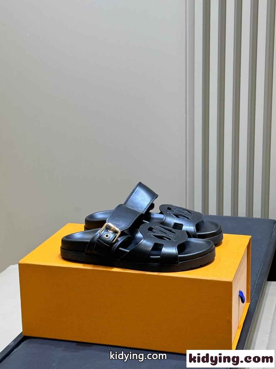 LV イソラ ミュール ルイ・ヴィトン サンダル スーパーコピー ブラック-0