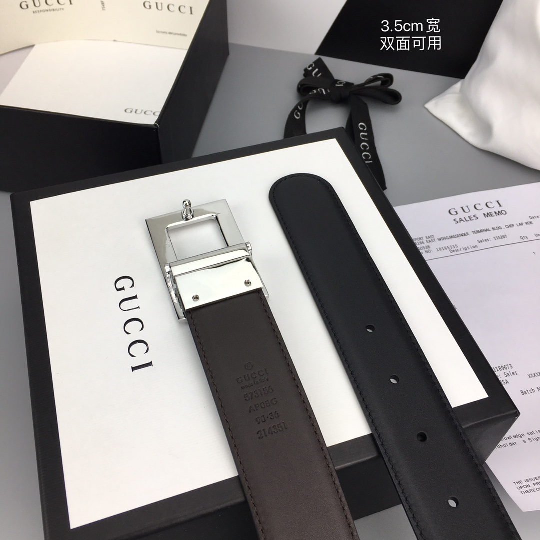 グッチ ベルト スーパーコピー リバーシブル ベルト スクエアG バックル-1