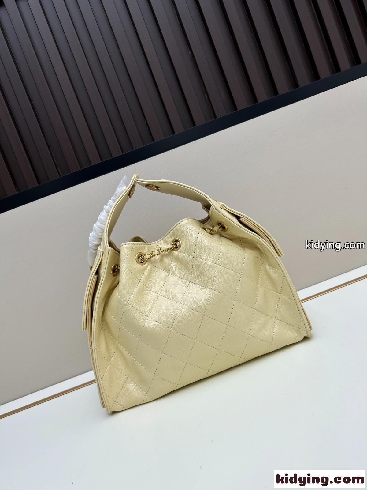 CHANEL25 ホーボーバッグ スモール シャネル バッグ コピー イエロー-3