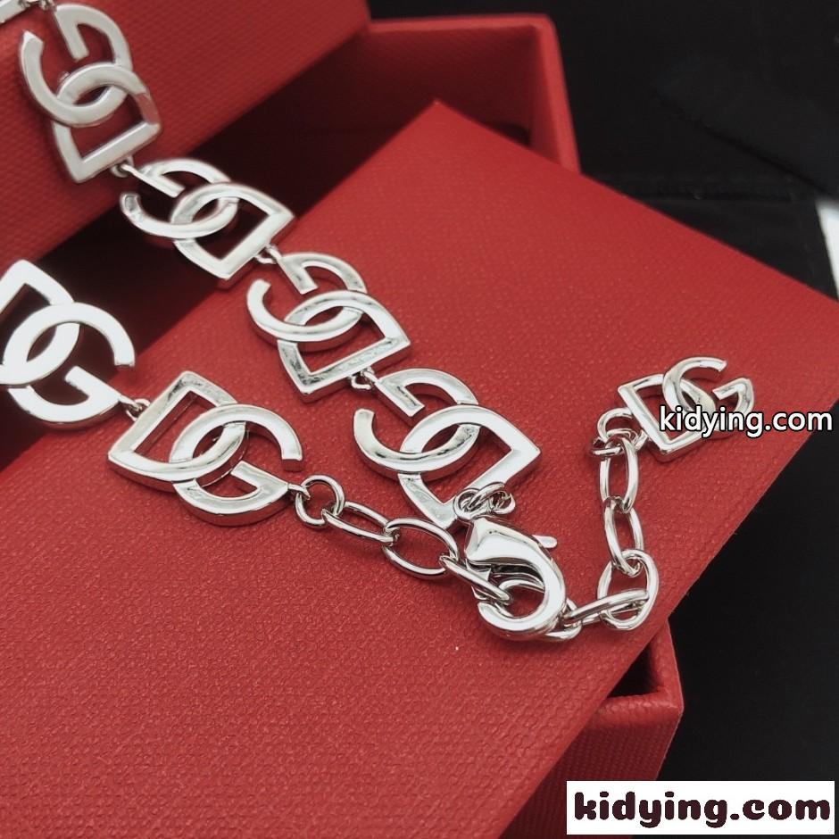 洗練された スタイリッシュ DGロゴ ドルチェ&ガッバーナ ブレスレット 偽物 シルバー-3