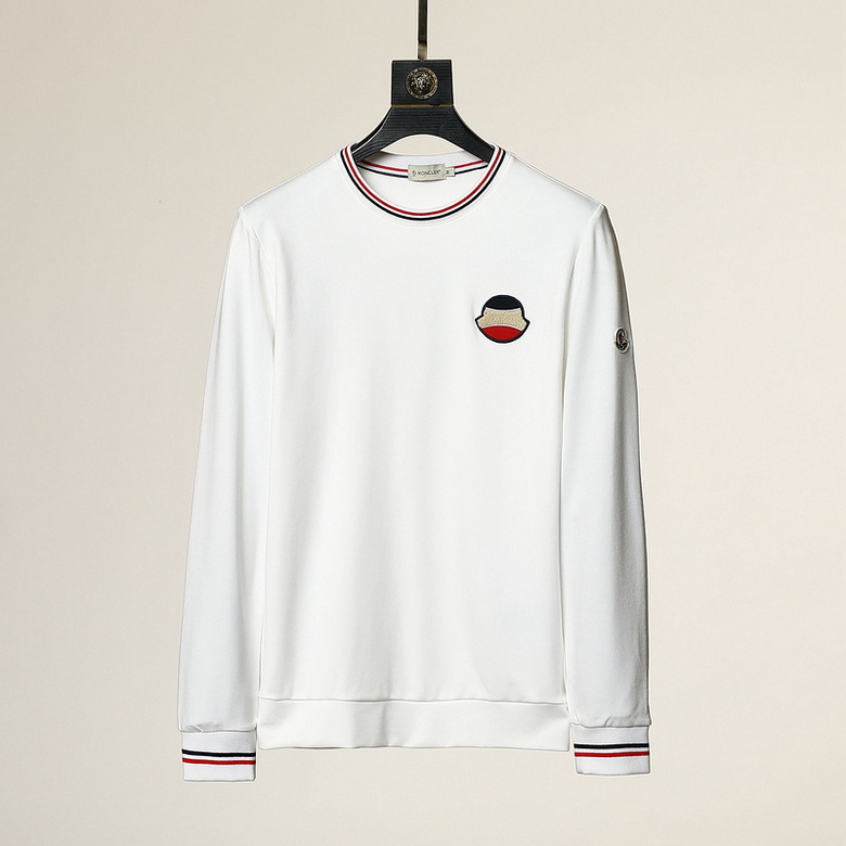 合わせやすい 定番 クールネック モンクレール 長袖tシャツ コピー カジュアル オシャレ 人気 プルオーバー トップス-1