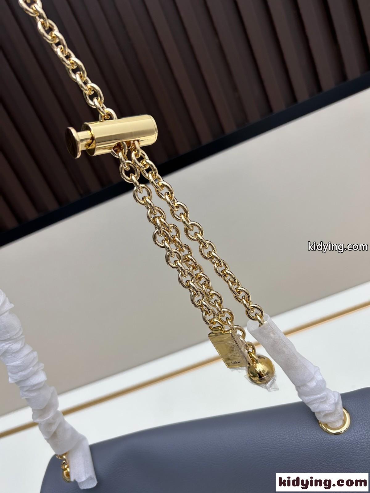 Chloé Heritage ショルダーバッグ 人気 グレインレザー クロエ バッグ スーパーコピー-0