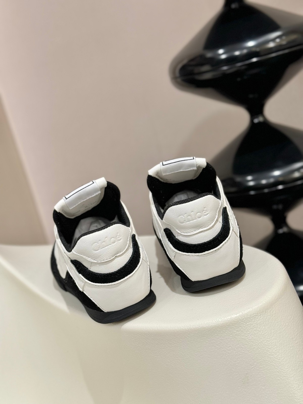 おしゃれ 人気 CHLOÉ KICK スニーカー スーパーコピー レザー＆スエード-2