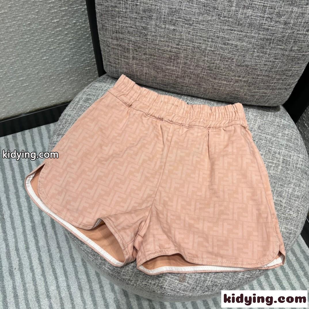 フェンディ パンツ コピー レディース お洒落 人気 ウエストゴム ショートパンツ-2