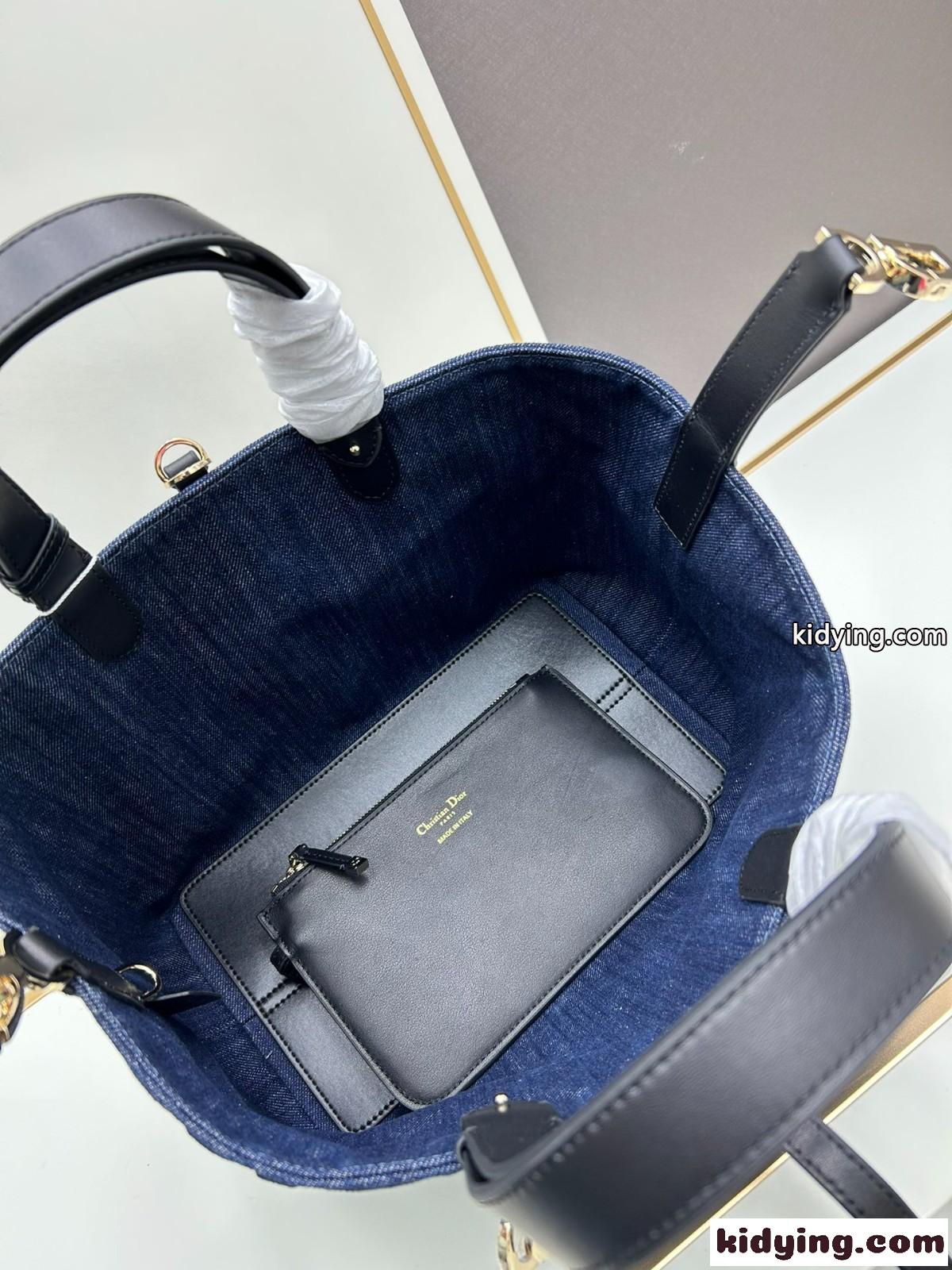 クリスチャン・ディオール バッグ コピー Dior Toujours バッグ ミディアム ブルー-4