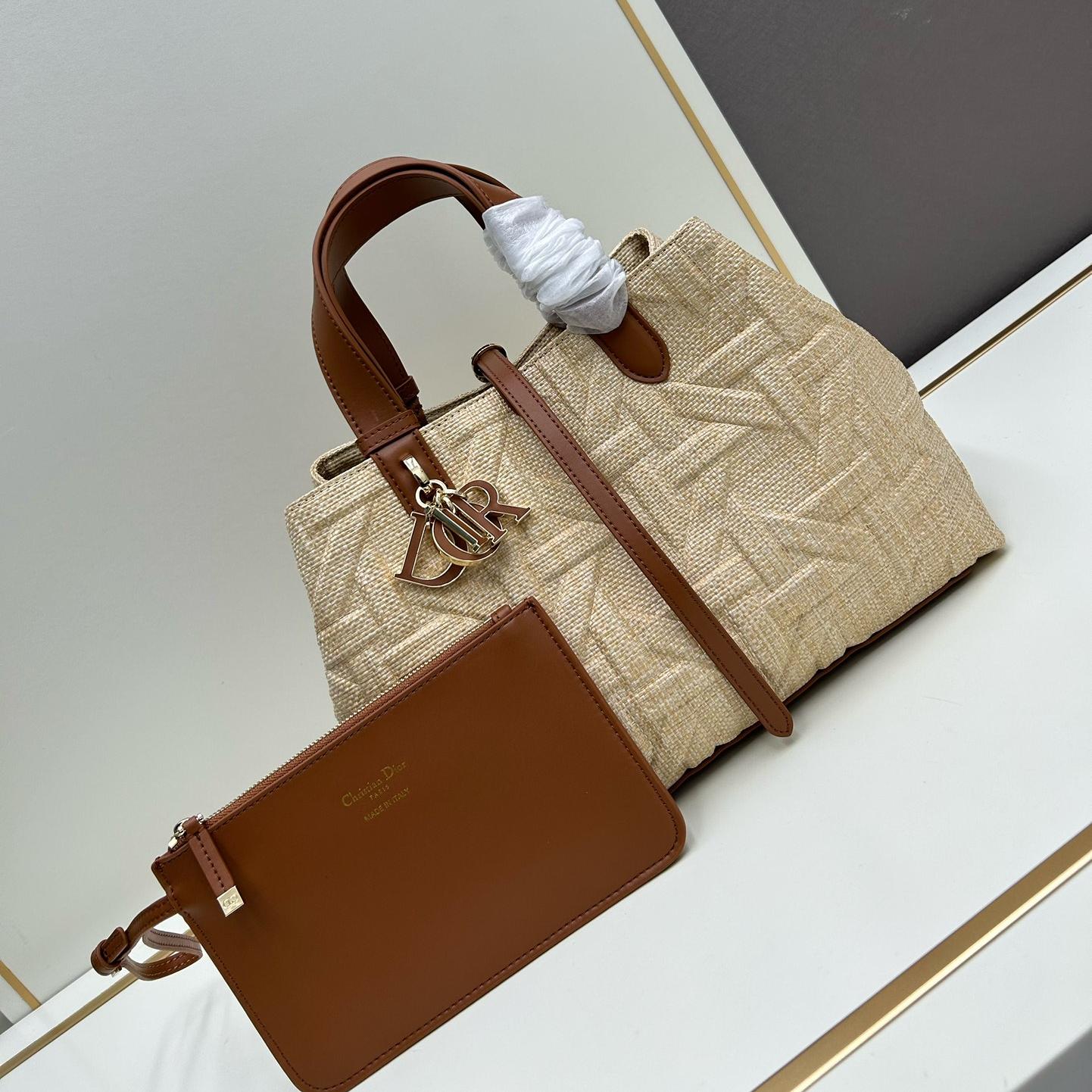 クリスチャン・ディオール バッグ コピー Dior Toujours バッグ ミディアム ベージュ-0