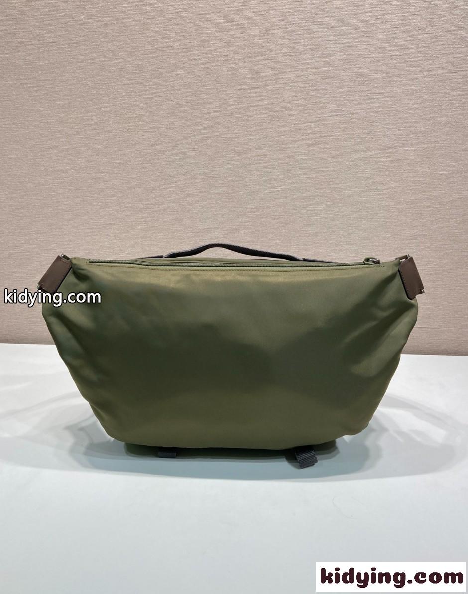 プラダ スピードロック Re-Nylon レザー ショルダーバッグ スーパーコピー 2VH201 グリーン-1