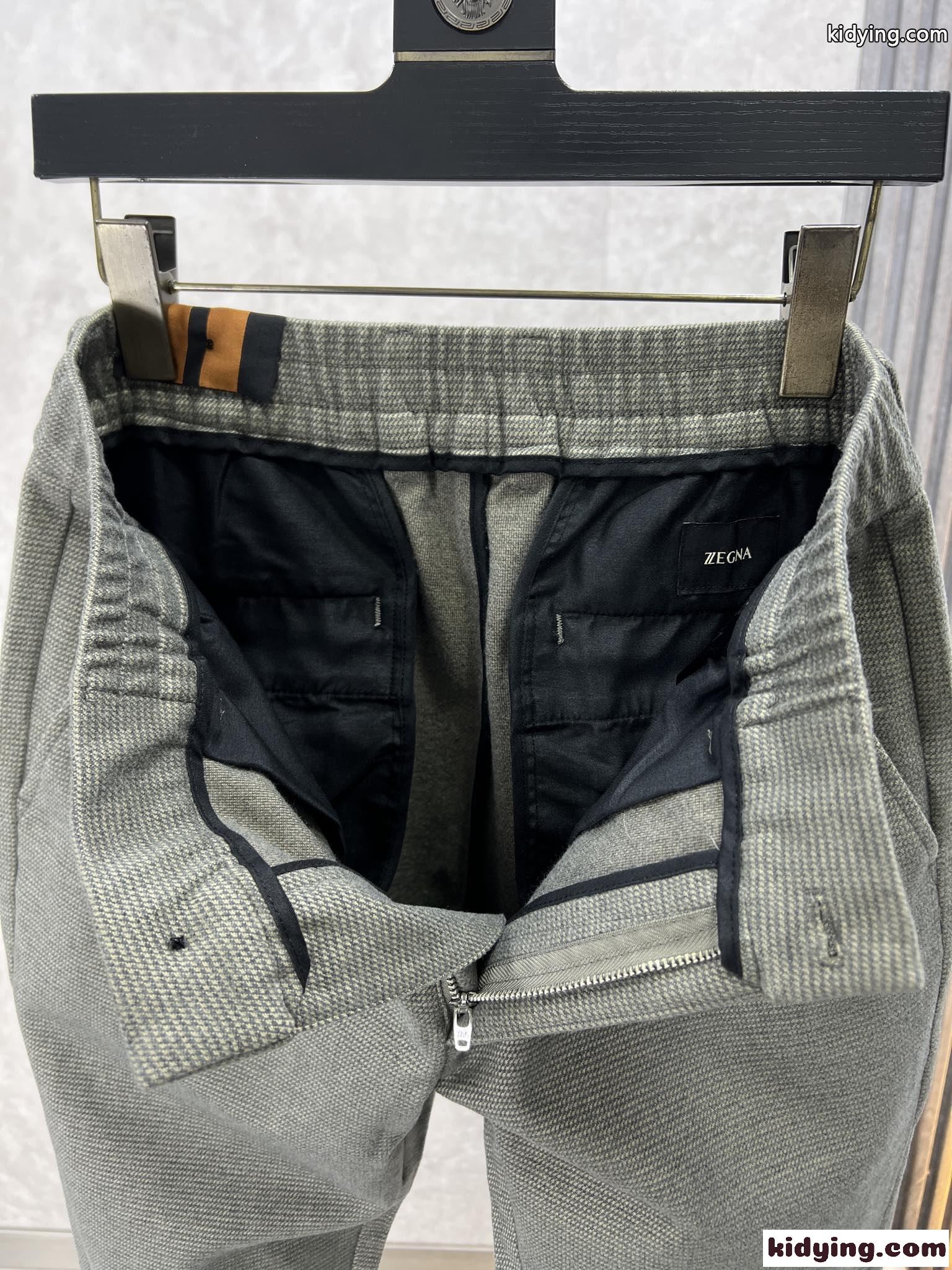 エルメネジルド・ゼニア パンツ コピー シンプル 合わせやすい カジュアル スラックス-1
