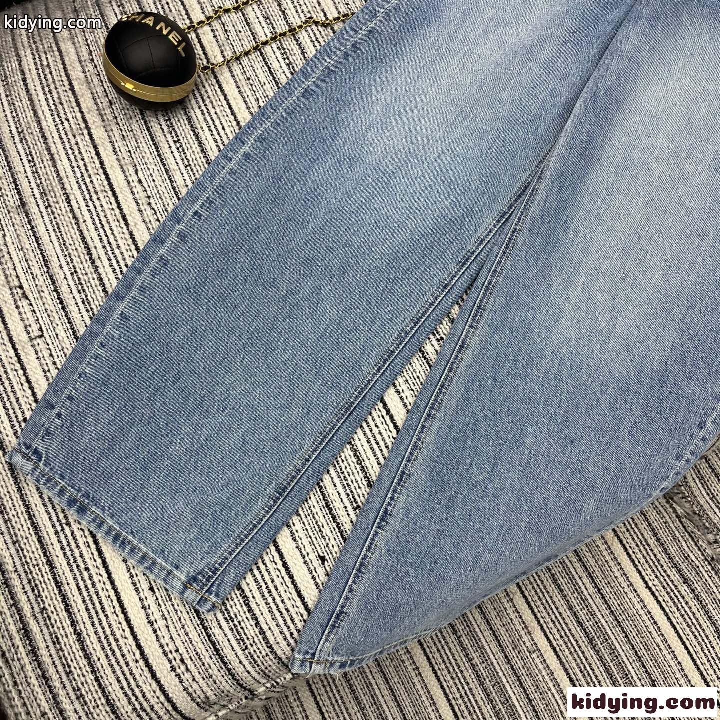 定番 ラインストーンロゴ デニムパンツ アレキサンダーワング ジーンズ コピー-2