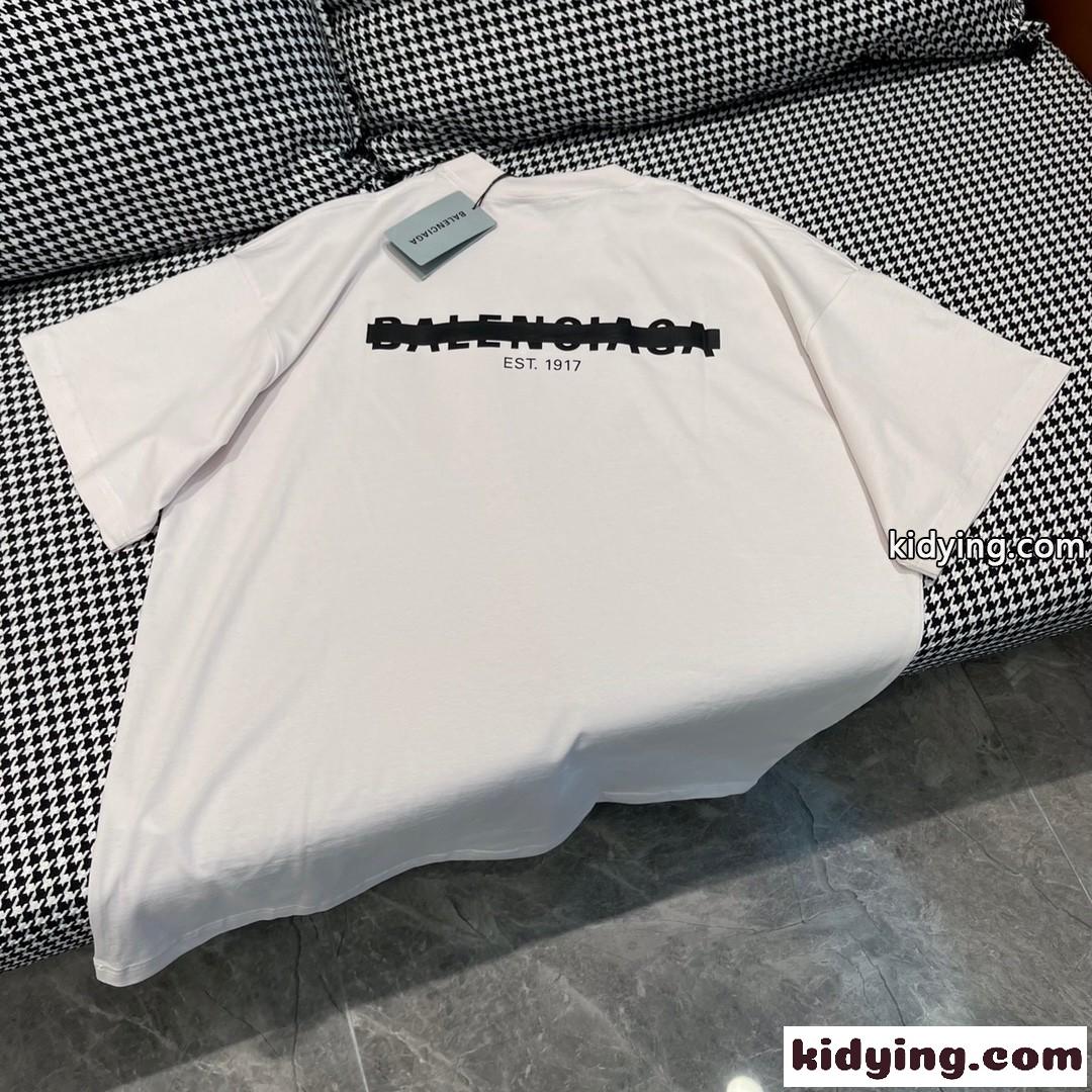 着心地いい バレンシアガ 半袖tシャツ コピー 定番 シンプル おしゃれ クルーネック カジュアル 春夏 トップス-3