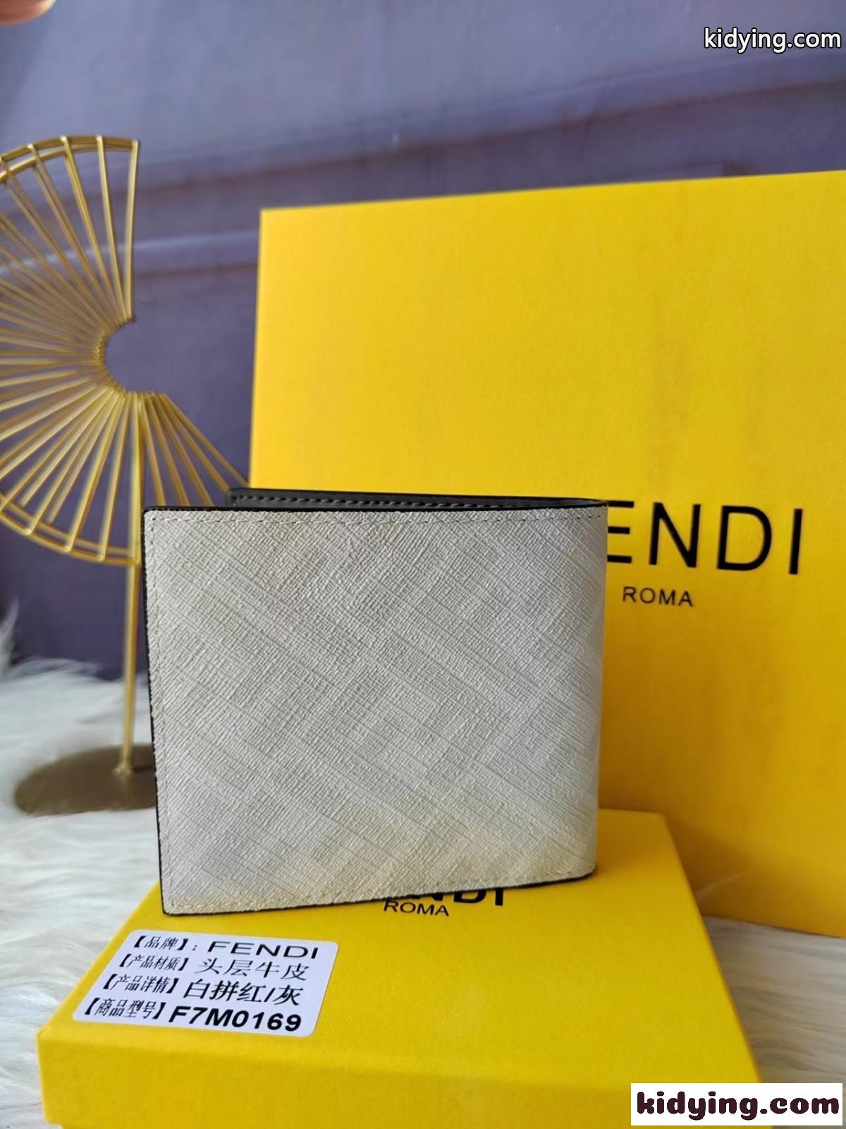 定番 二つ折り財布 フェンディ ダイアゴナル 財布 スーパーコピー ウォレット-0