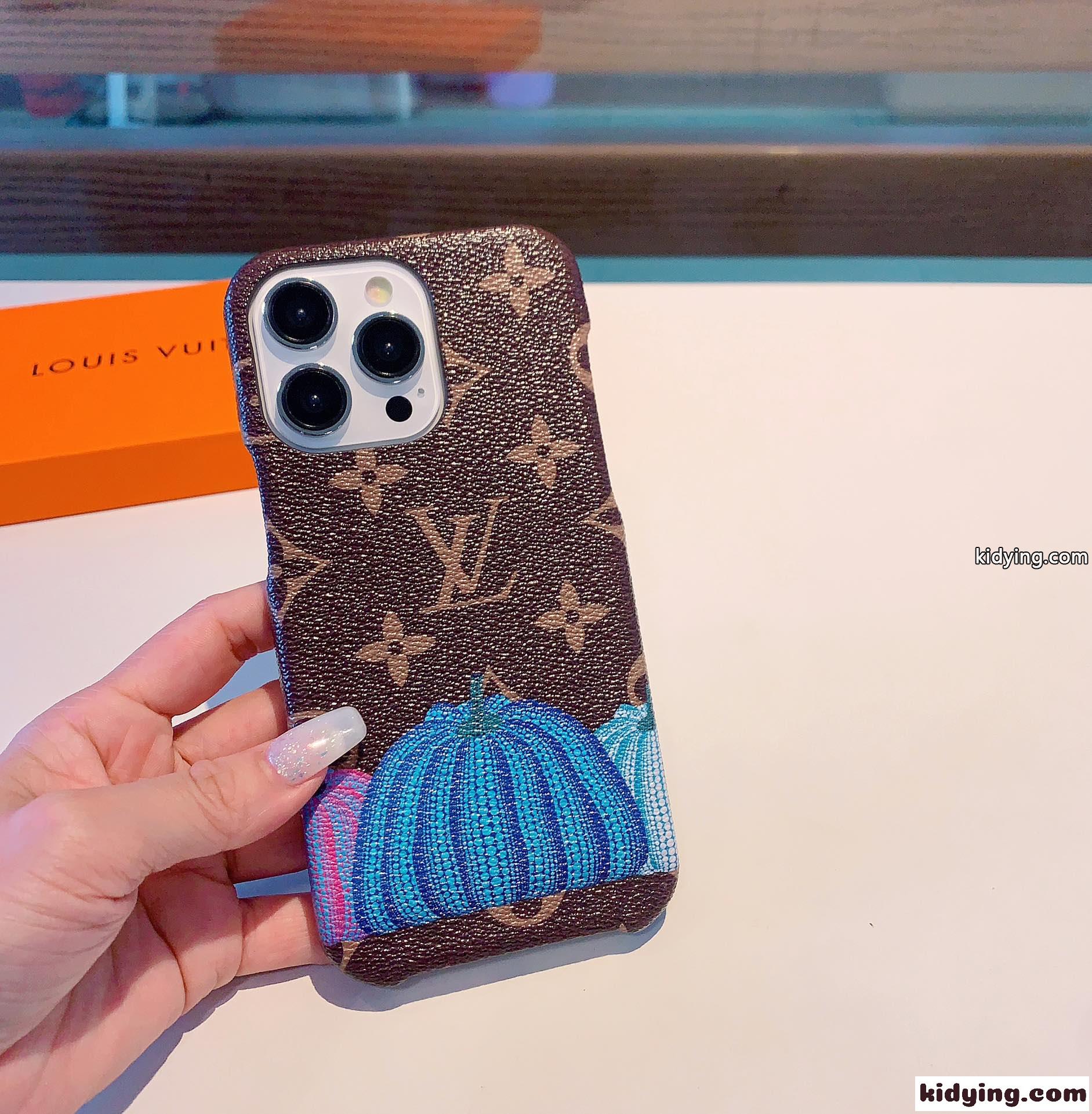 人気 おしゃれ  iPhone14  ルイ･ヴィトン × 草間彌生 アイフォンケース 偽物スマホケース-2
