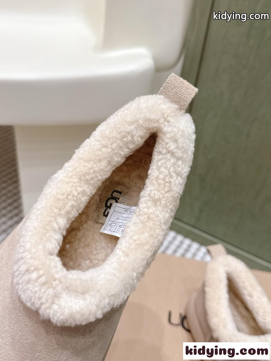 人気 合わせやすい UGG アグ ムートン スリッポン スーパーコピー ふわふわ-3