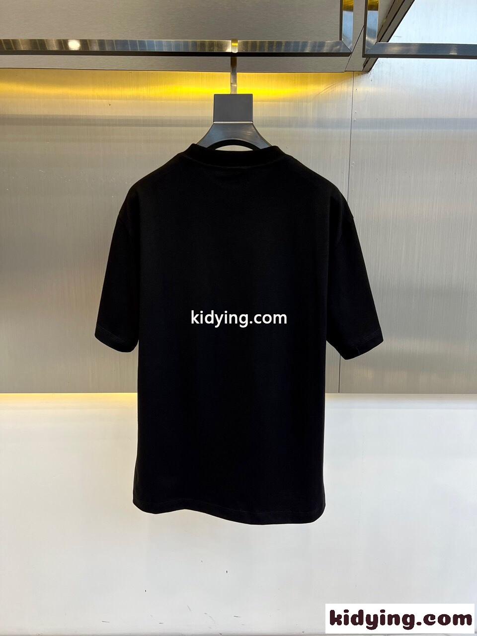 定番 おしゃれ ロゴ クルーネック モンクレール 半袖Tシャツ コピー ブラック-4
