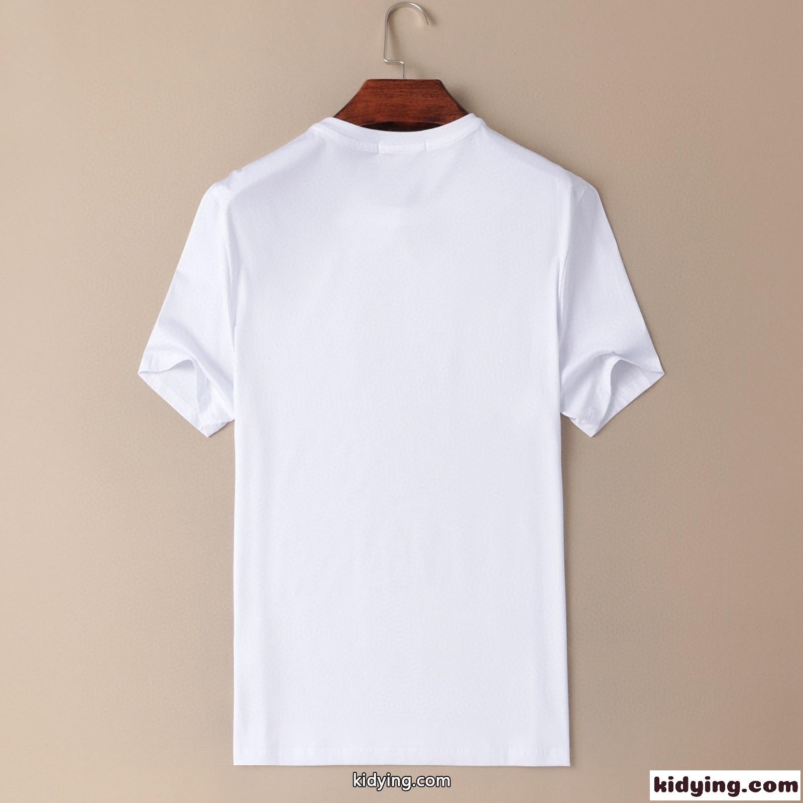 合わせやすい プリント ロゴ おしゃれ アルマーニ tシャツ コピー 半袖 カジュアル クルーネック トップス-2