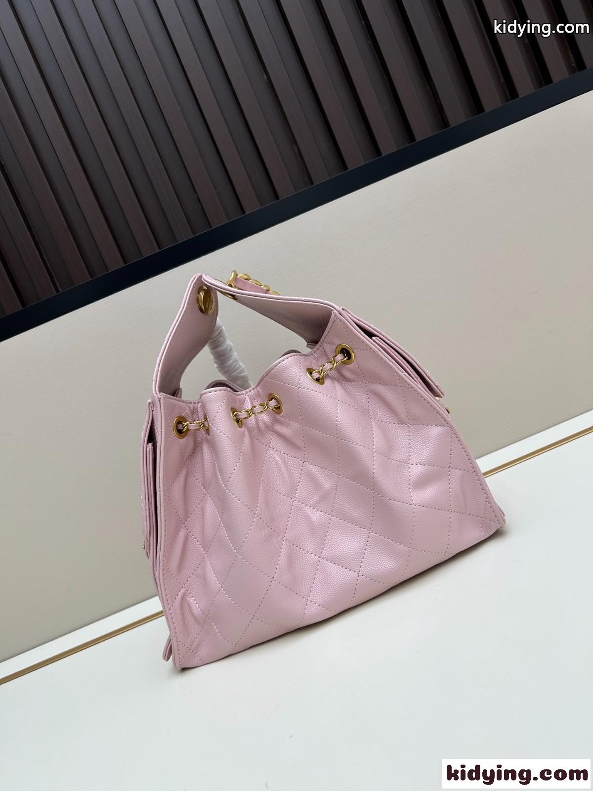 CHANEL25 ホーボーバッグ スモール シャネル バッグ コピー ピンク-2