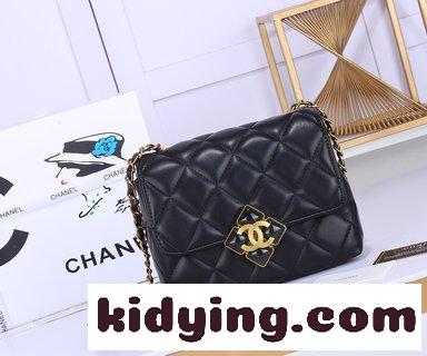 ​シャネル バッグコピー 全皮chanelシャネル 2021新型牛皮小香風菱格チェーンバッグ 片肩斜めショルダーバッグ-2