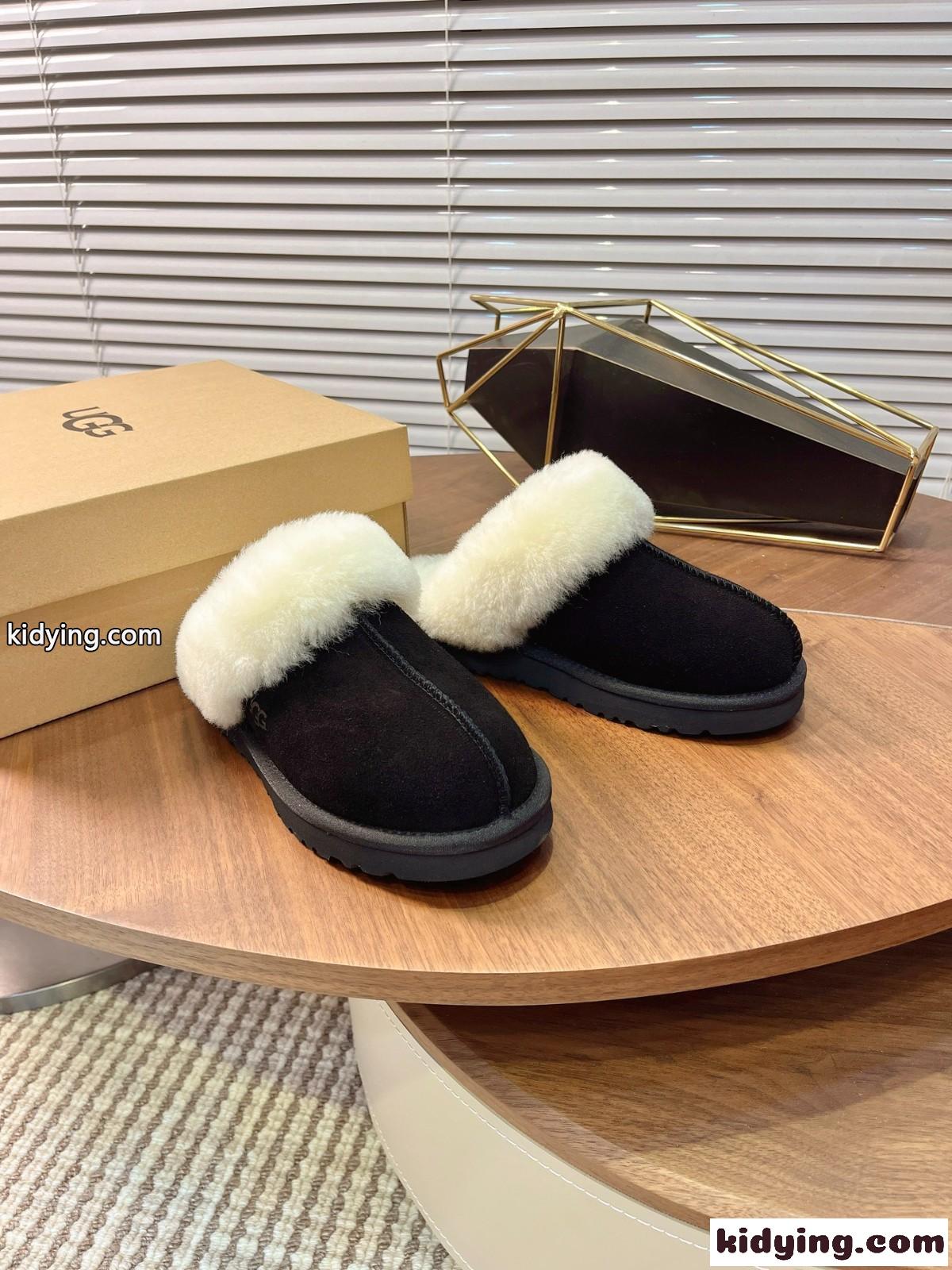 アグ スーパーコピー 定番 UGG ムートン ファー スリッパサンダル レディースシューズ-0