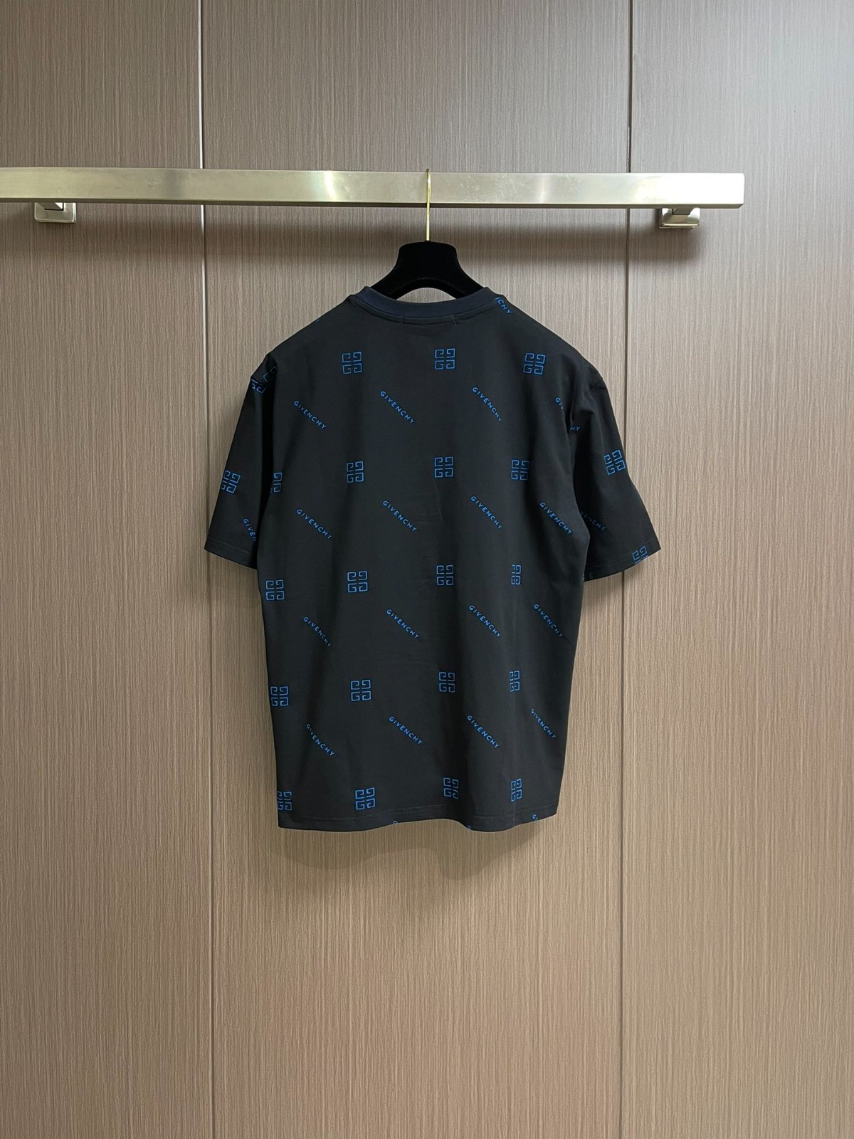 上品 カジュアル コットン 半袖Tシャツ ジバンシィ Tシャツ コピー ブラック-2