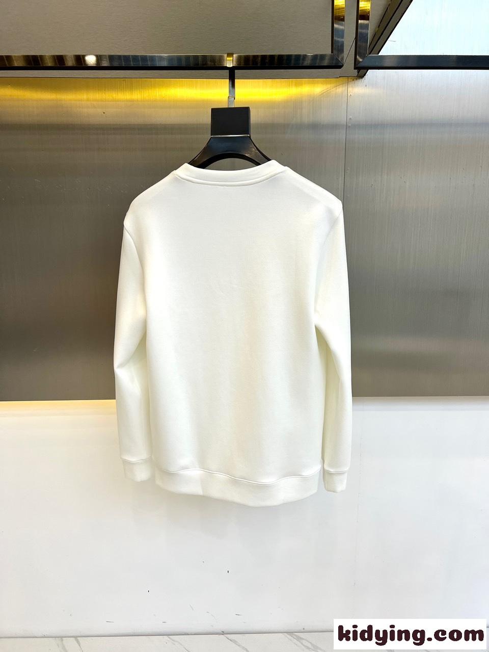 定番 カジュアル ロゴ コットン スウェットシャツ ドルチェ&ガッバーナ Tシャツ コピー ホワイト-3