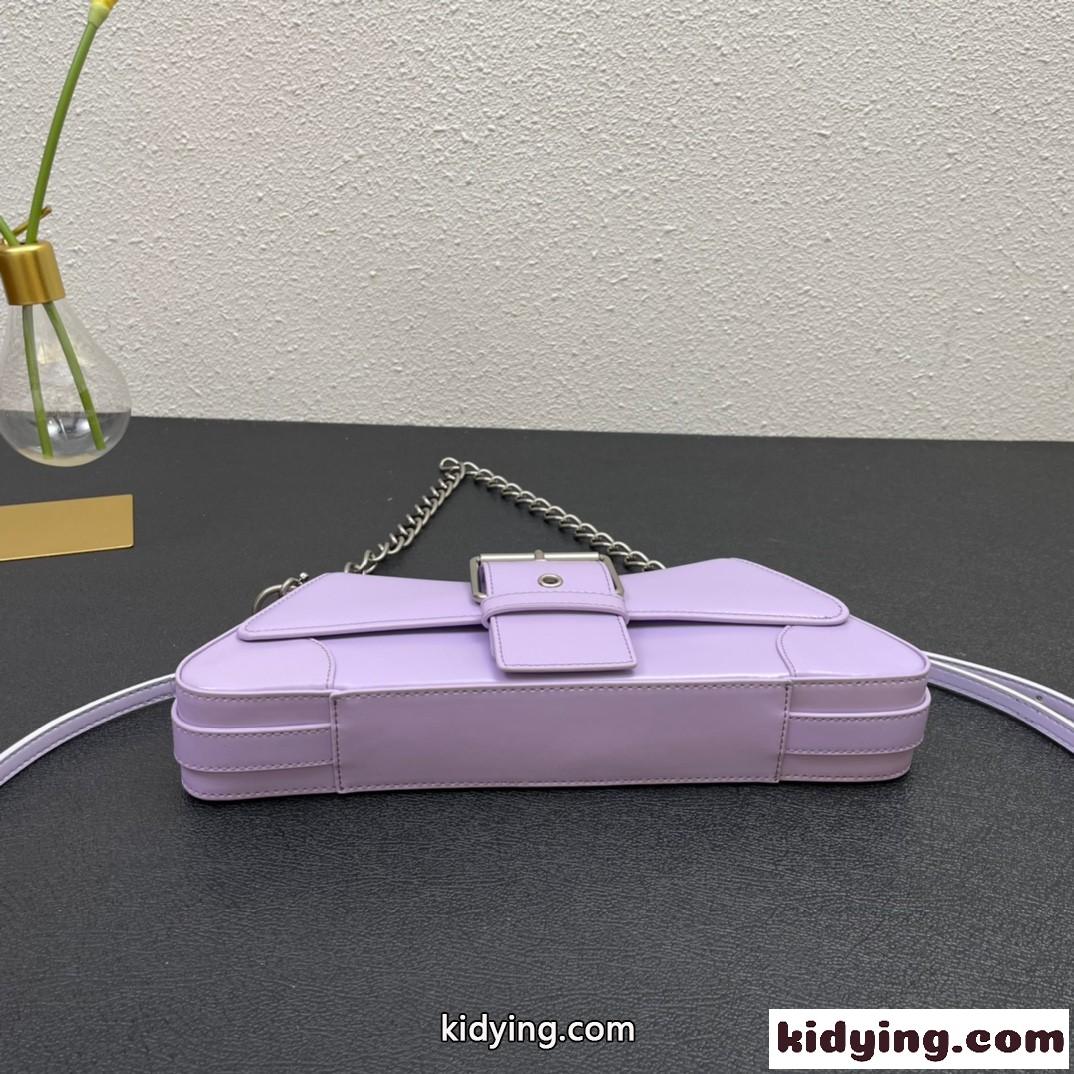 上品 おしゃれ LINDSAY スモール ショルダーバッグ バレンシアガ バック コピー チェーンバッグ パープル-3