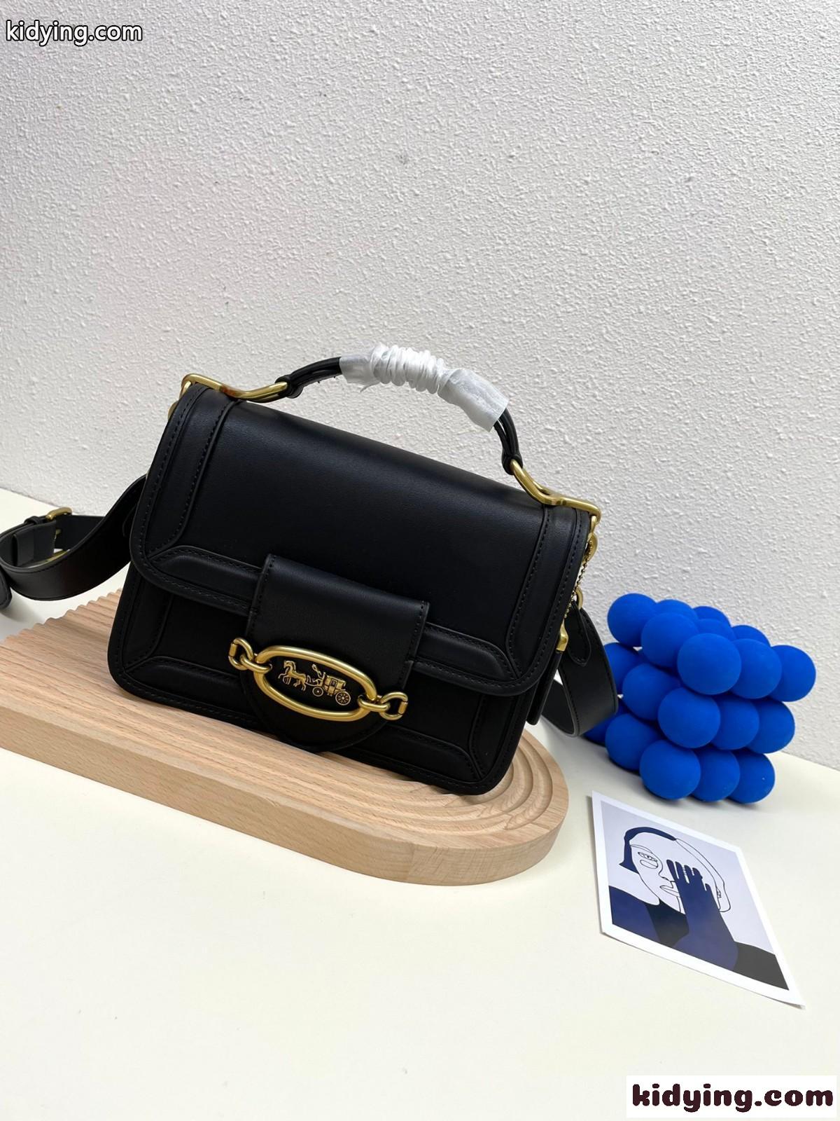 レトロ カジュアル きれいめ 斜め掛け ショルダーバッグ コーチ バッグ コピー コンパクト レディース カバン-1