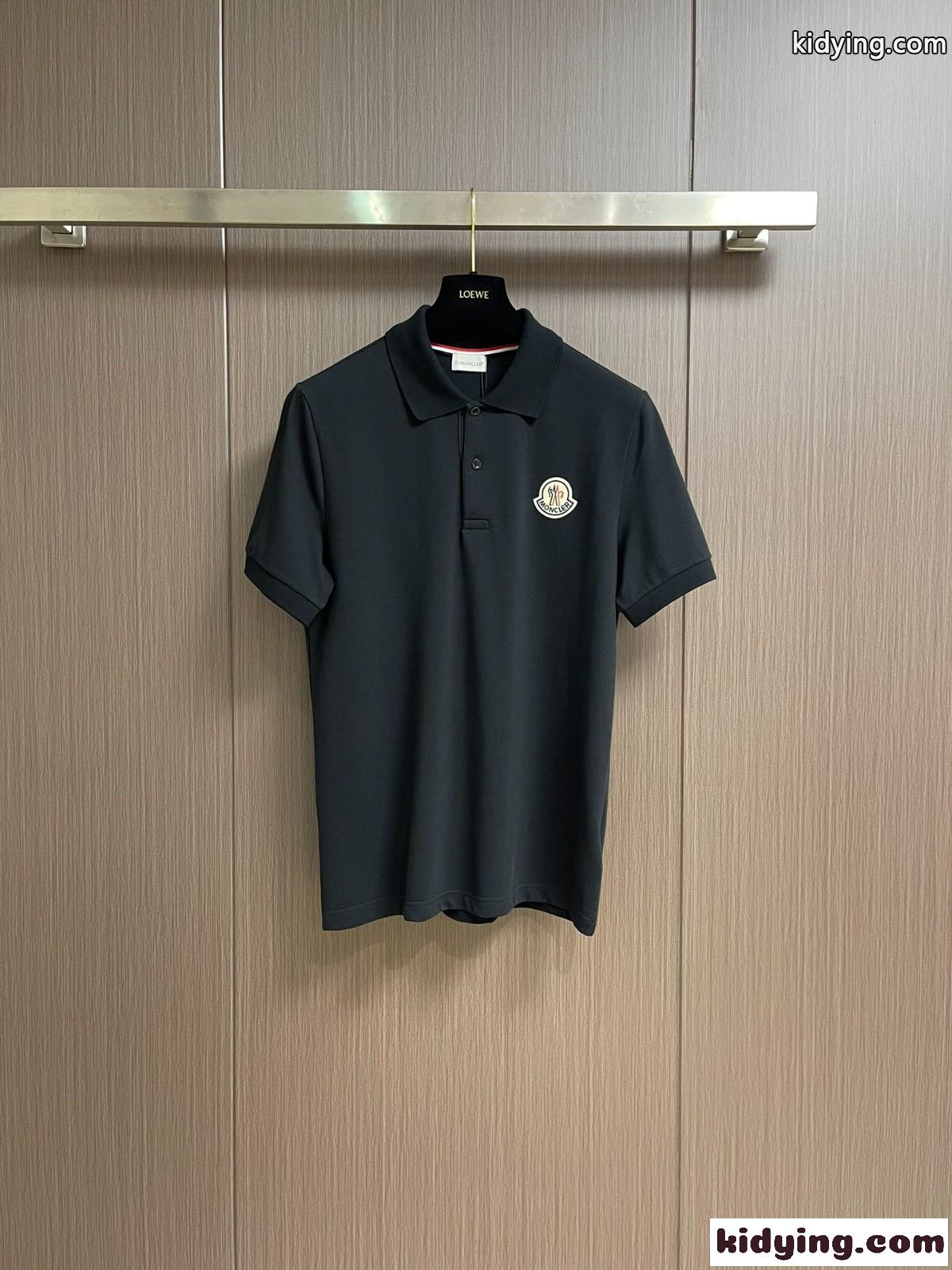 カジュアル ロゴパッチ 半袖ポロシャツ モンクレール Tシャツ スーパーコピー-2