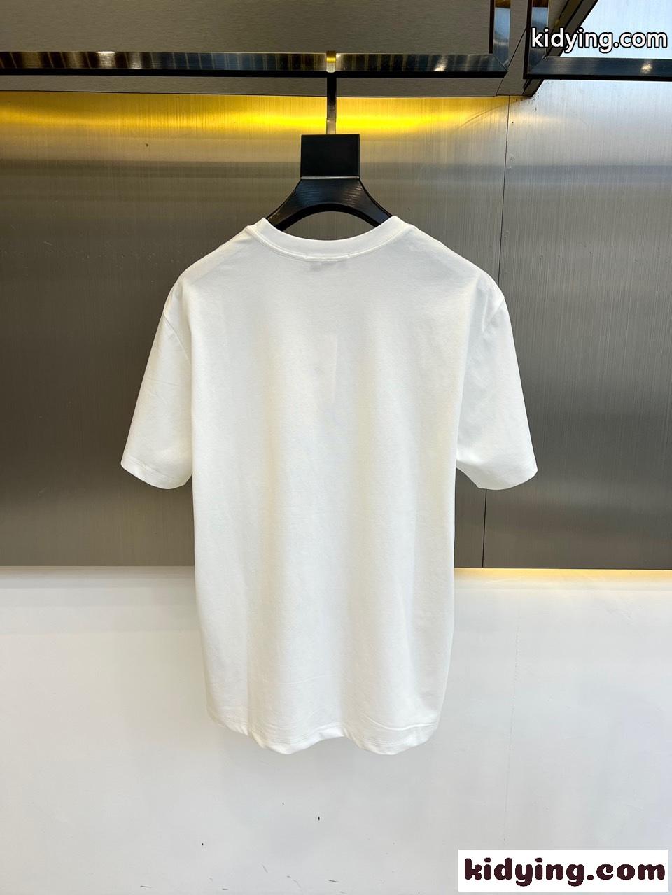 カジュアル スカルプリント 半袖Tシャツ アレキサンダー・マックイーン Tシャツ コピー ホワイト-4