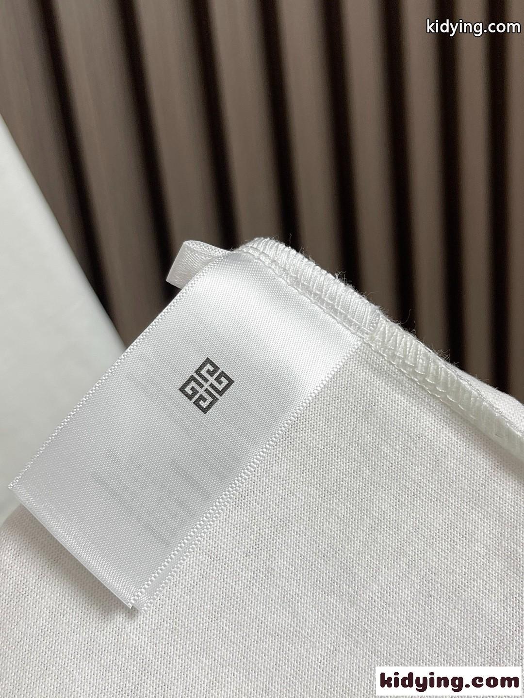 おしゃれ 4Gロゴ 半袖Tシャツ ジバンシィ Tシャツ 偽物 クルーネック ホワイト-4