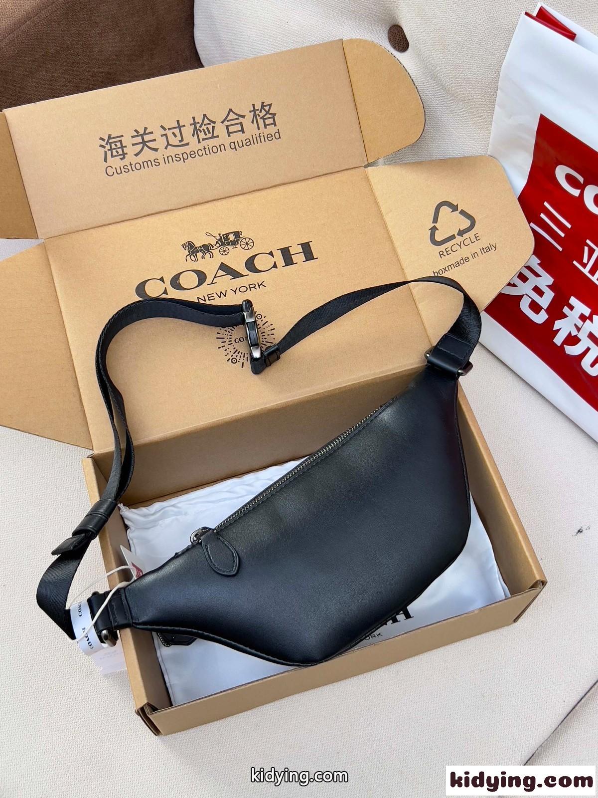 定番 コンパクト ボディバッグ カジュアル コーチ バッグ スーパーコピー メンズバッグ-1