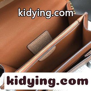 Coach コーチの女性バッグコーナーの新しいTroupe コーチバッグ 新作コピー 女性はオルガンチェーンバッグを片肩に斜めに掛ける-4