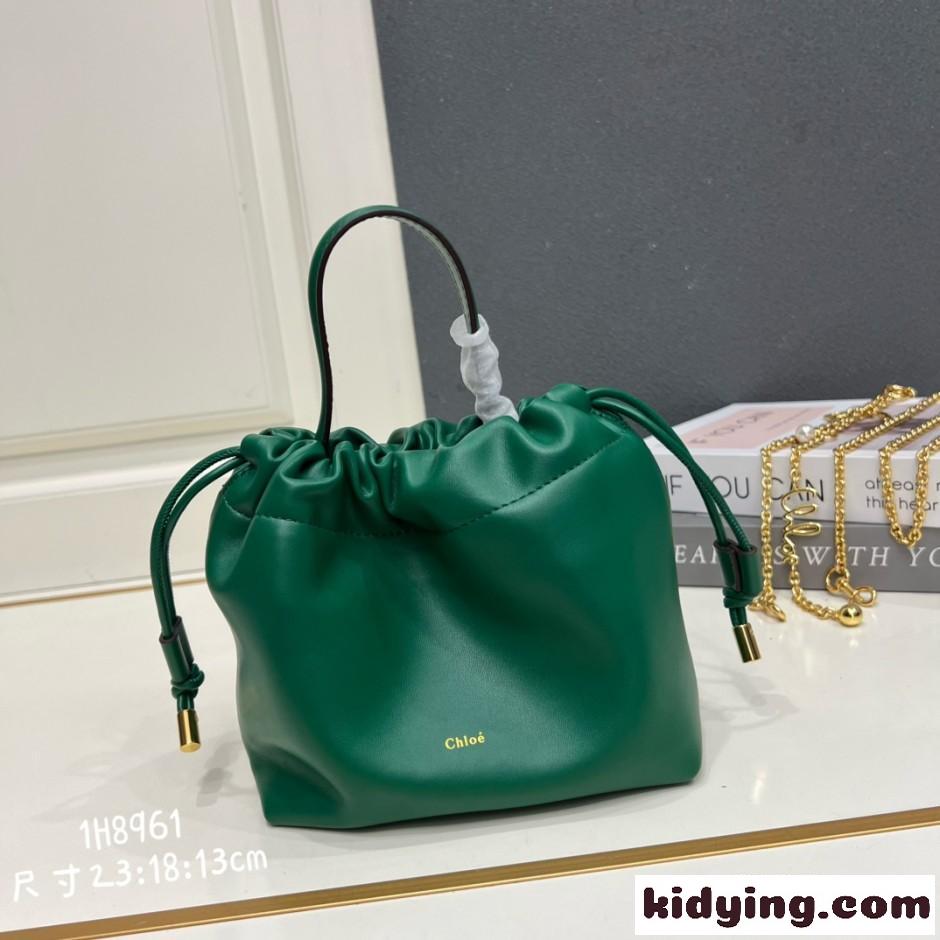 爽やか クロエ バッグ コピー チェーン付き CHLOÉ ICONSショルダーバッグ グリーン-2