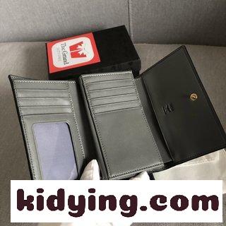 エムシーエム 財布 黒 コピー 「MCM」ウサギの中の三つ折り財布 3Dシルク印刷-2
