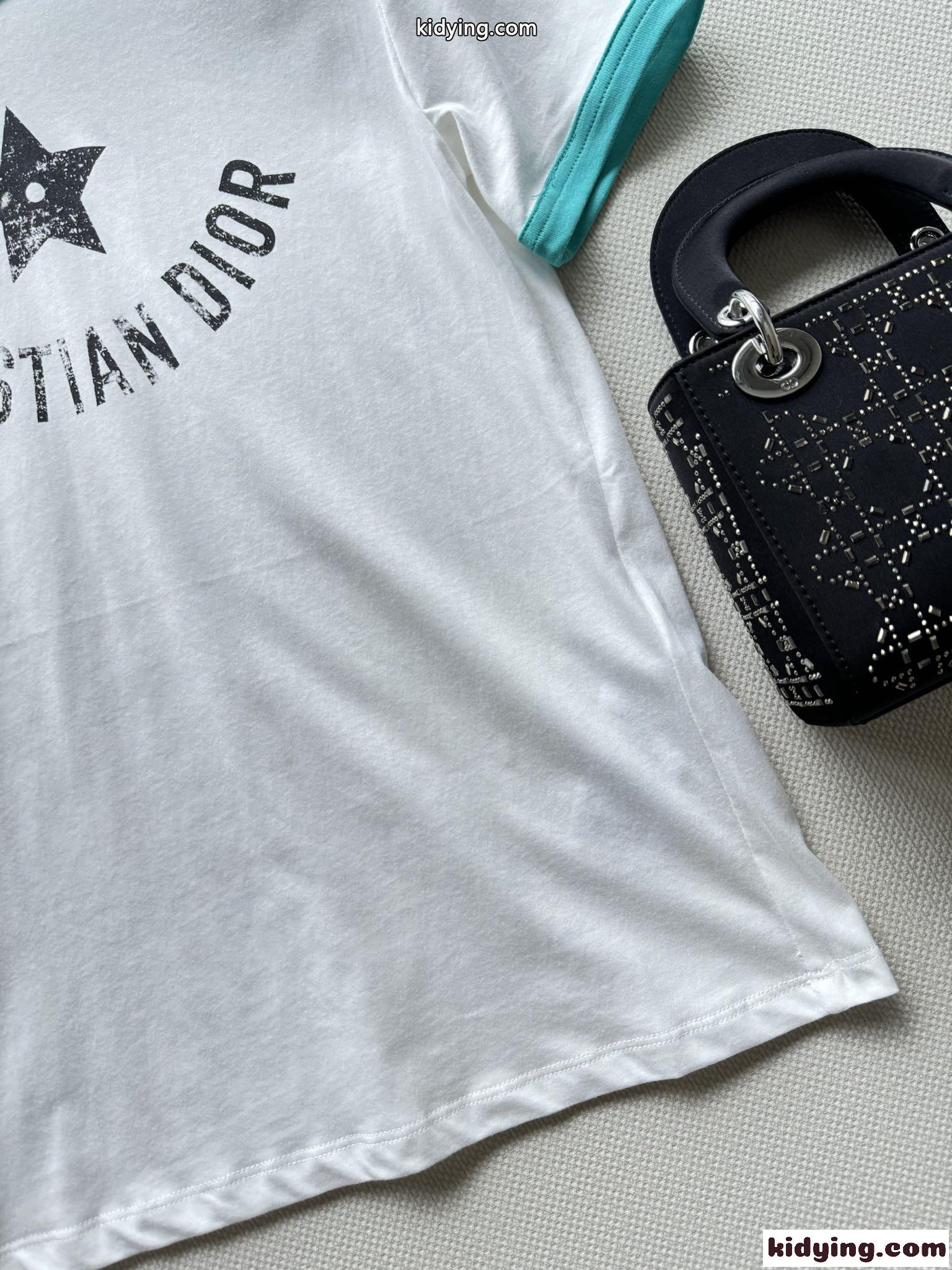 人気 ロゴ Dioriviera Tシャツ クリスチャン・ディオール 半袖Tシャツ コピー レディース-3