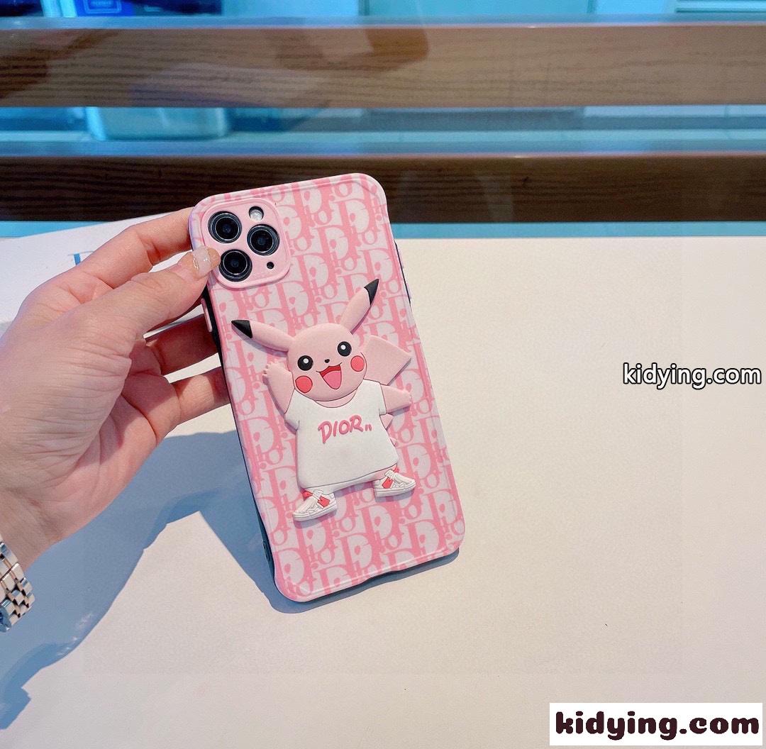 可愛い ピカチュウ 人気 おしゃれ レディース クリスチャン・ディオール アイフォンケース コピー iPhone13カバー-3