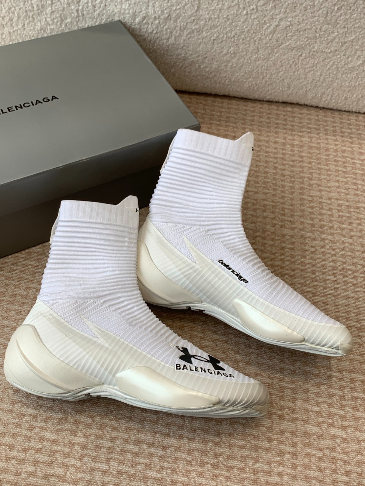 Balenciaga X Under Armour Hyper スニーカー スーパーコピー ホワイト-0