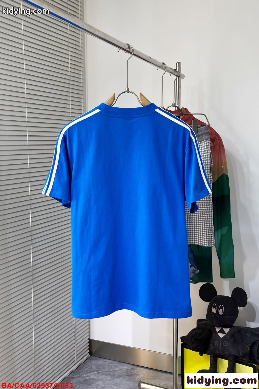 BALENCIAGA×adidas バレンシアガ Tシャツ コピー おしゃれ カジュアル 半袖Tシャツ-2