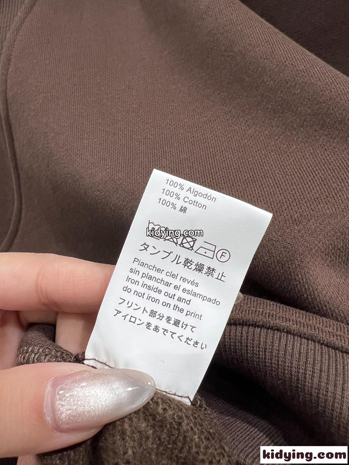 カジュアル クロップド スウェットシャツ ロエベ Tシャツ コピー ブラウン-5