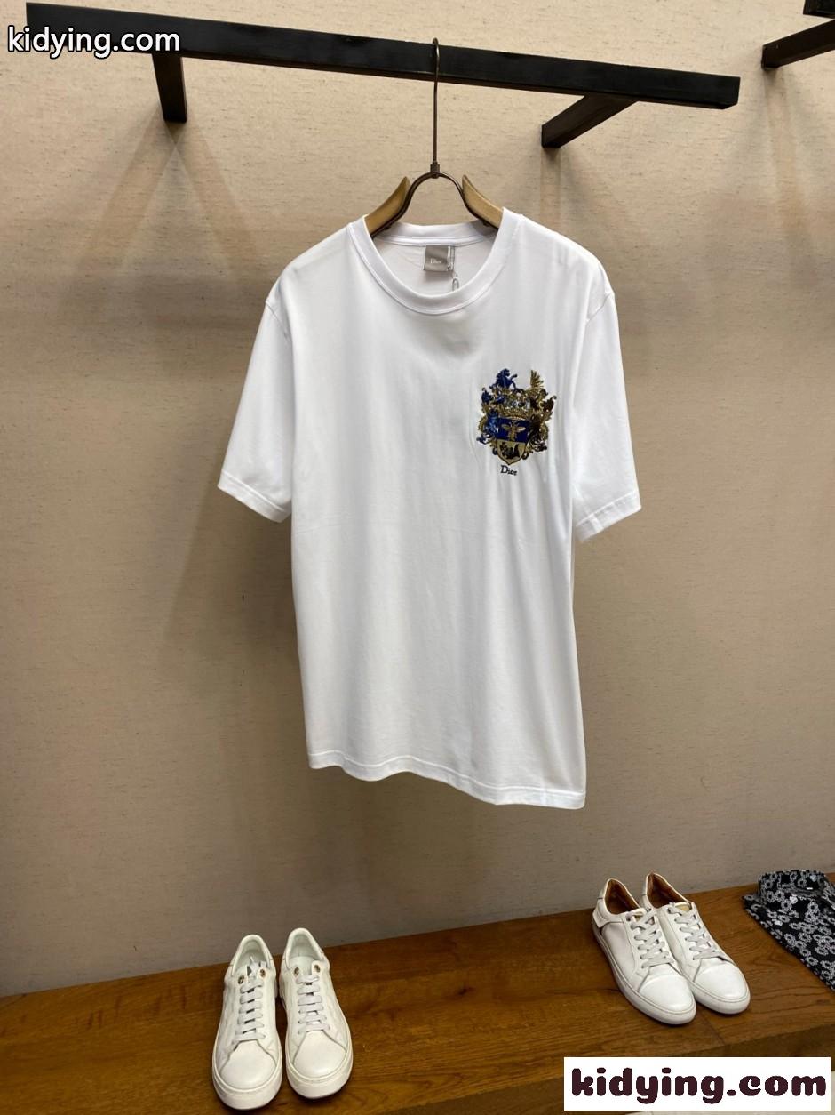 Dior Blason Tシャツ クリスチャン・ディオール スーパーコピー コットン-0