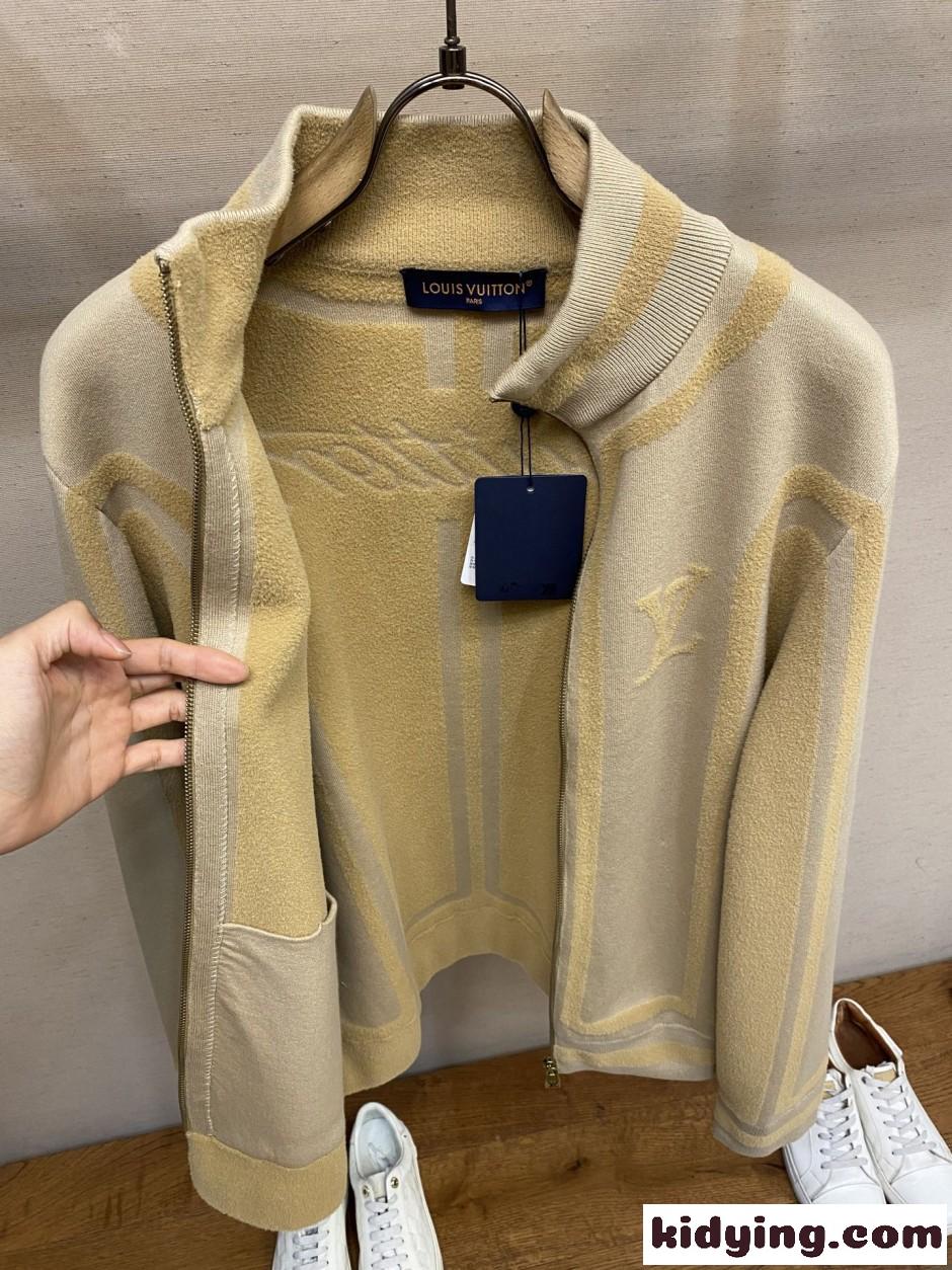 上品 カジュアル LV ニット トラックトップ ルイ・ヴィトン ニットウェア コピー-4