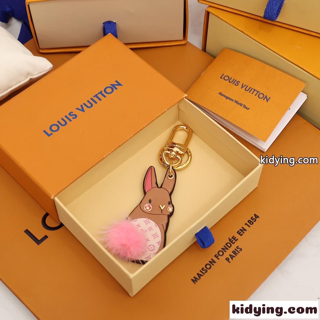 M00994 ポルト クレ・LV バニー ルイ・ヴィトン キーホルダー コピー 可愛い バッグチャーム-3