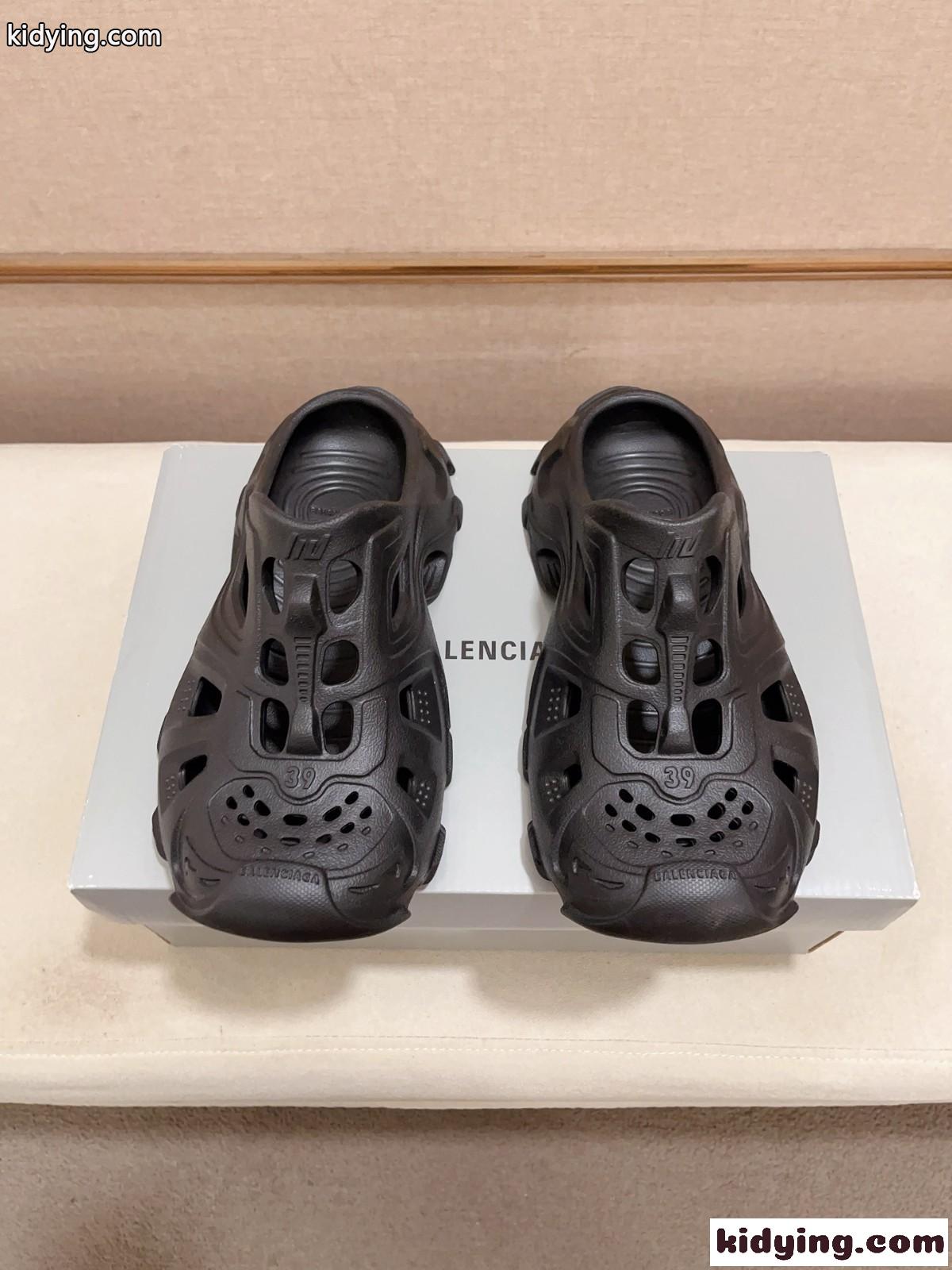 Balenciaga HD カットアウト ミュール バレンシアガ サンダル スーパーコピー ブラック-2