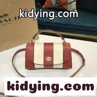 coach /コーチの新型Tilly23 横版手持ちカバーバッグ 縞模様のつなぎ合わせ 中国の赤いつなぎ合わせ コーチバッグ お手入れ コピー-0