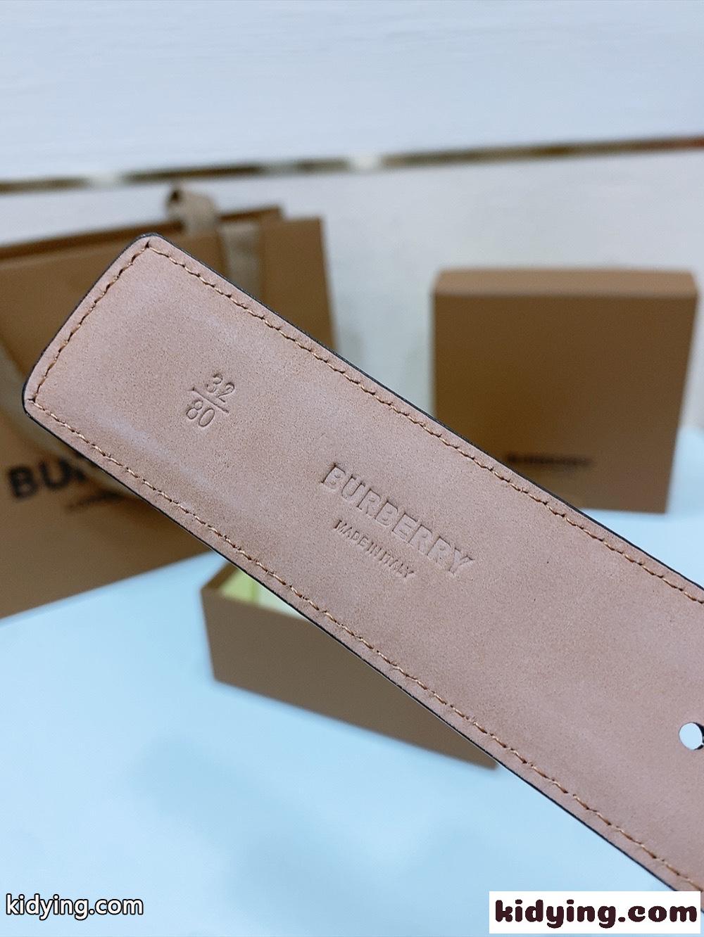 洗練された 上品 TBバックル 合わせやすい レザーベルト バーバリー ベルト コピー-2