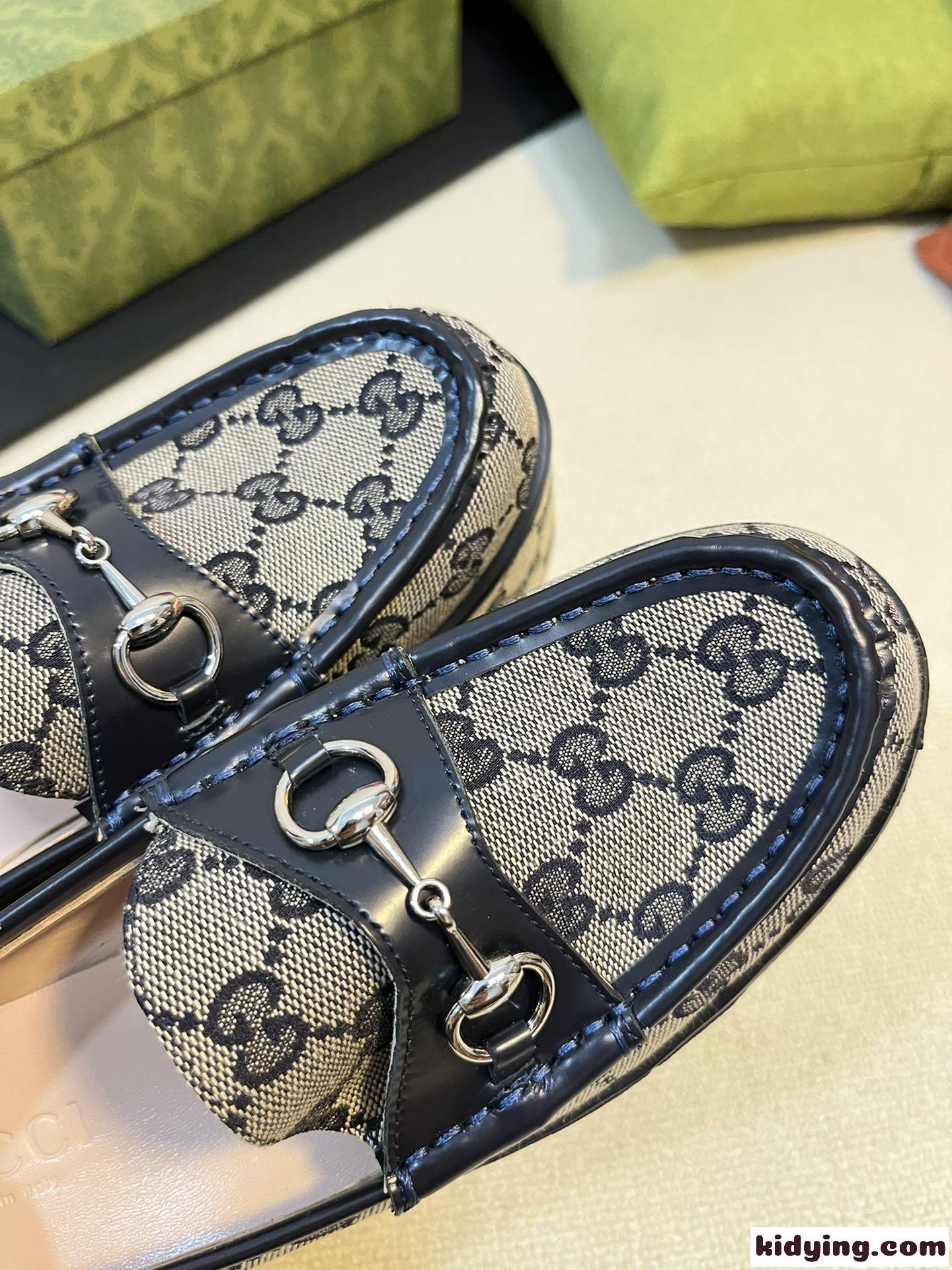 ウィメンズ グッチ シューズ コピー GUCCI ホースビット プラットフォーム ローファー-2