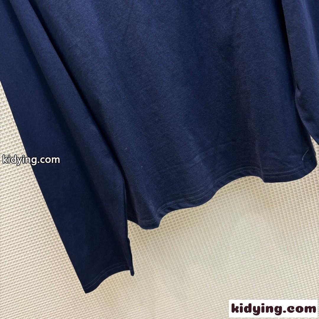 定番 合わせやすい コットン 長袖Tシャツ ミュウミュウ Tシャツ コピー レディース-0