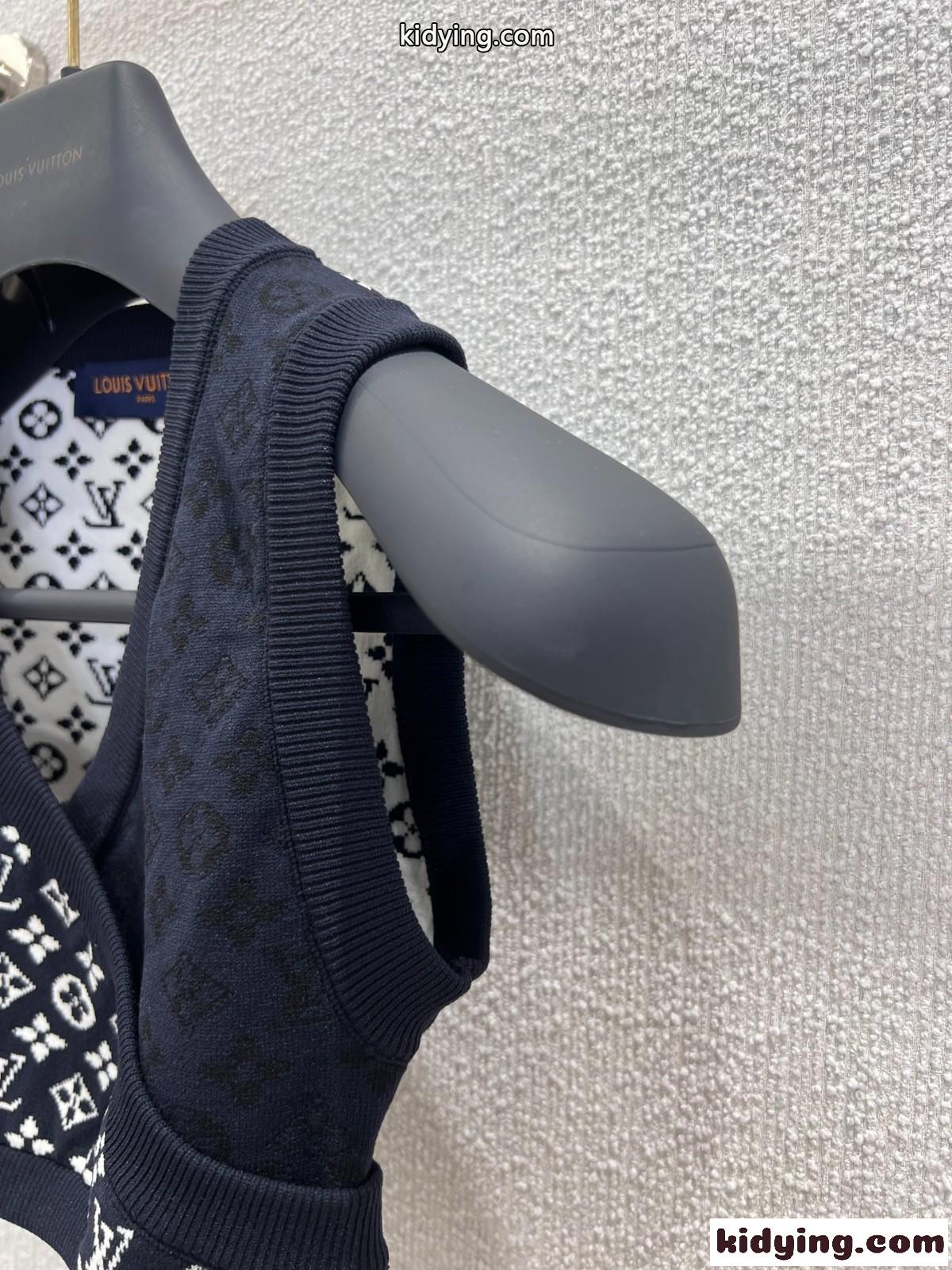 モノグラム ジャカードニット クロップトップ ルイ・ヴィトン スーパーコピー-3