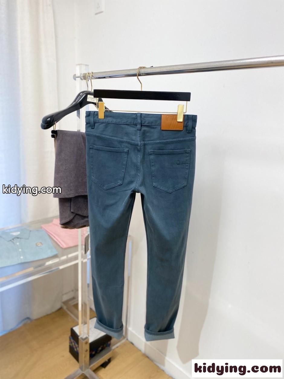 シンプル ストレッチ デニムパンツ エルメネジルド・ゼニア ジーンズ 偽物-3