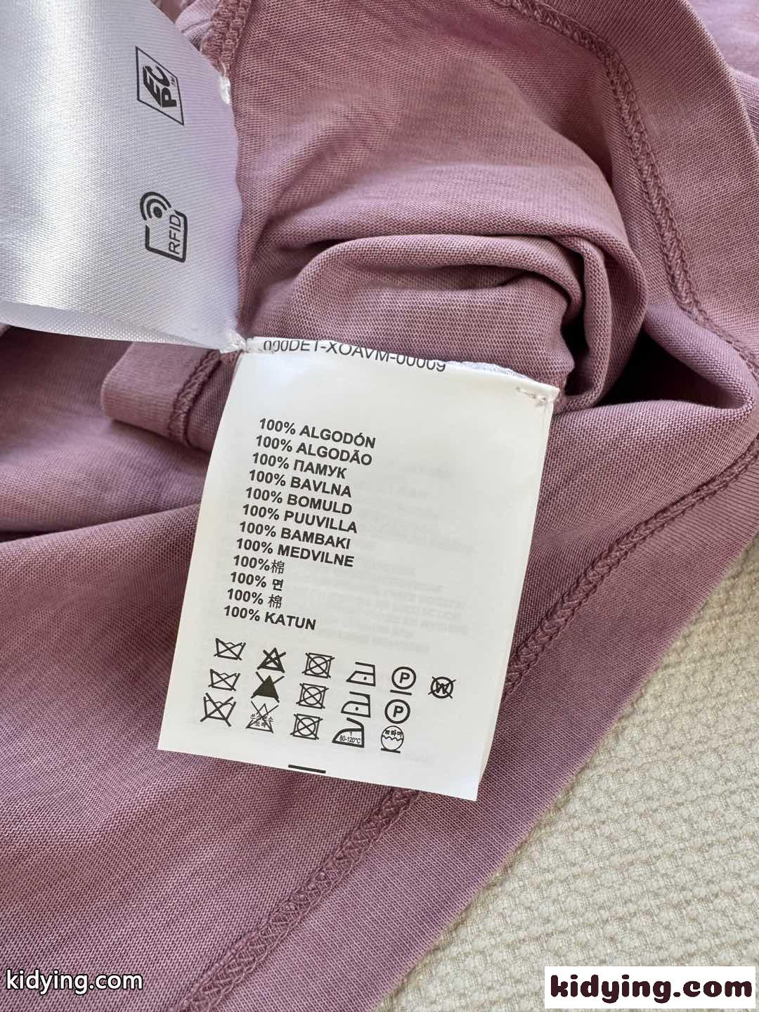カジュアル コットンショート丈 長袖Tシャツ ミュウミュウ Tシャツ コピー ピンク-4
