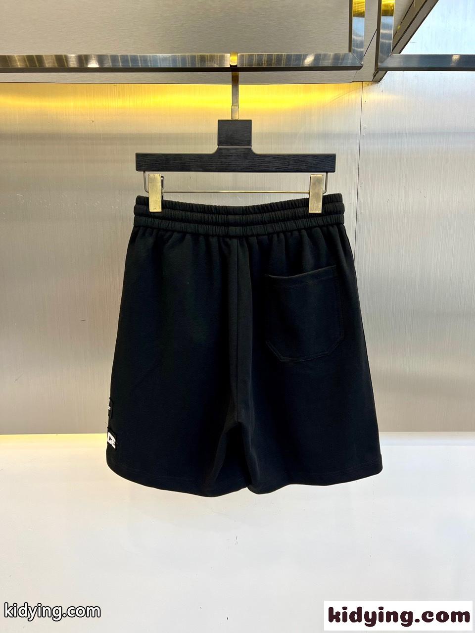 カジュアル 合わせやすい ショートパンツ バレンシアガ パンツ 偽物 ブラック-2